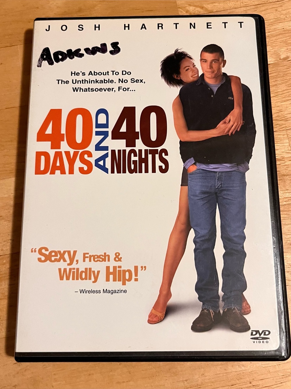 40 Days and 40 Nights DVD Starring Josh Hartnett